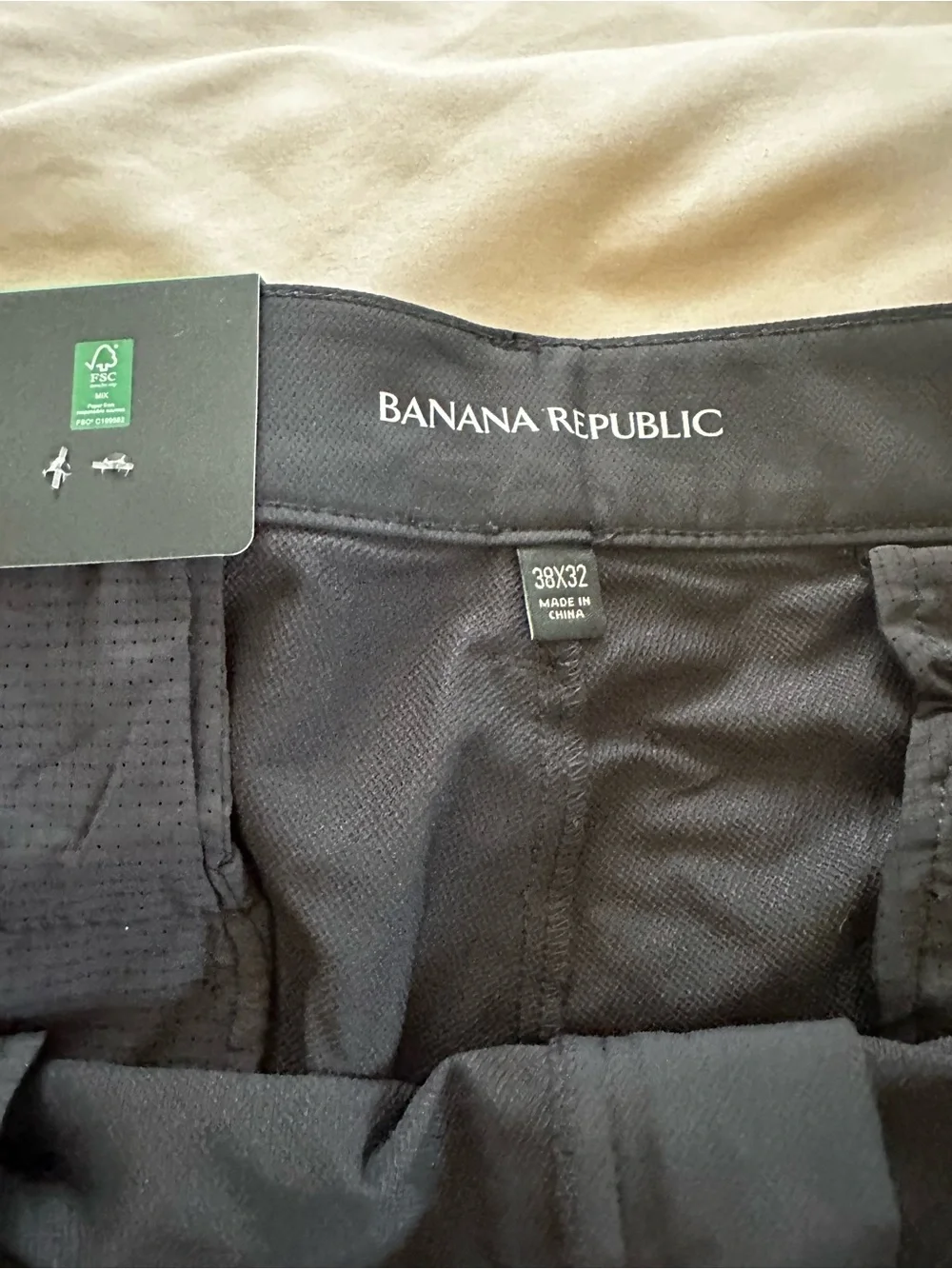 Banana Republic Black Men's Dress Pants 38x32